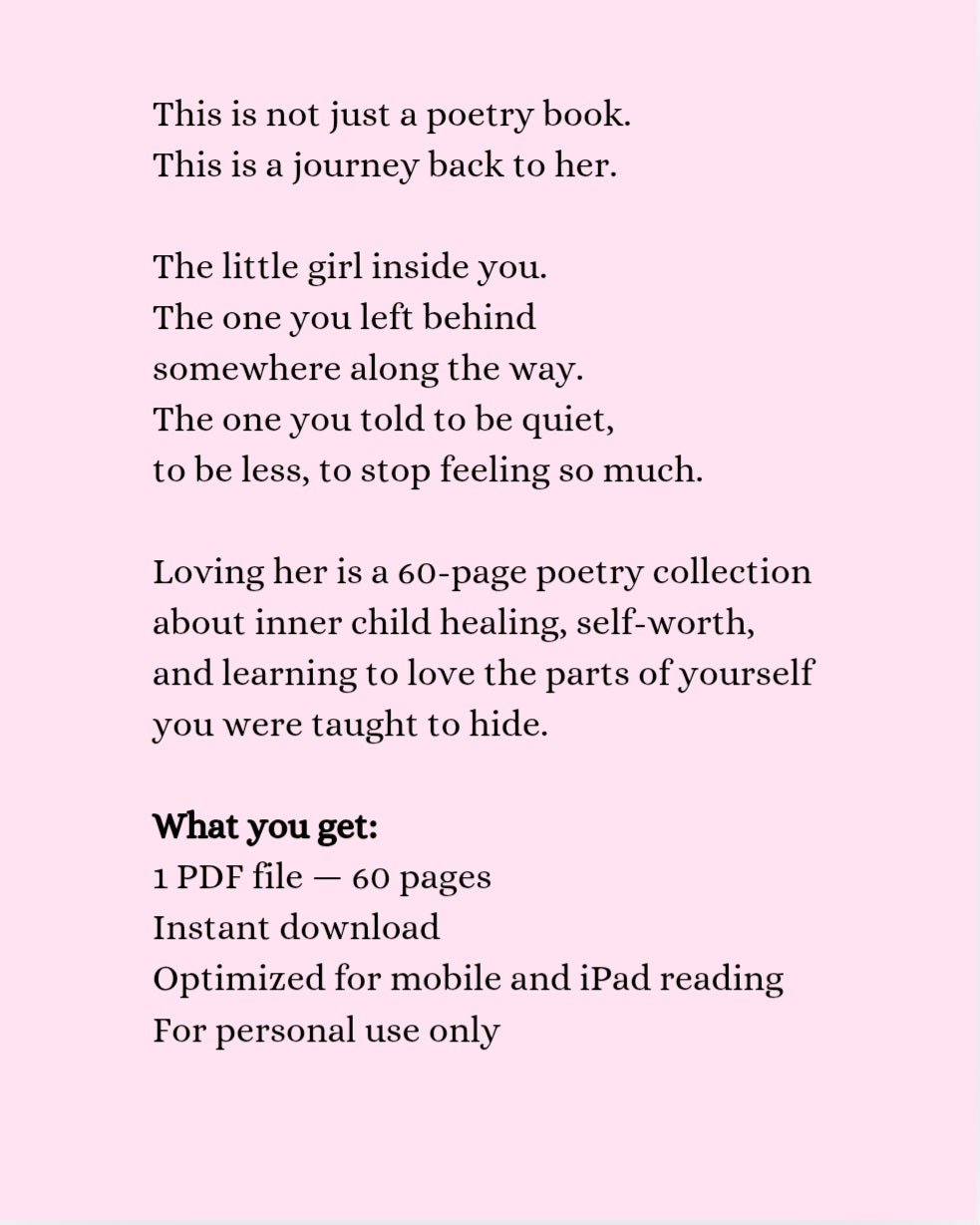 Loving Her: The Little Girl In You • Instant download